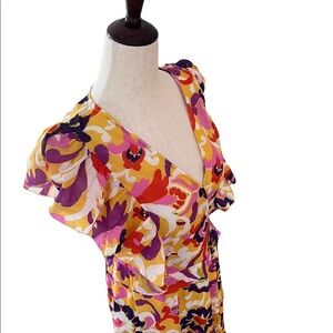 Floral Ruffle Maxi Dress